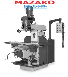 Vertical & Horizontal Turret Milling Machine 6GHV with Inverter Variable Speed Head