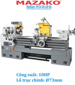 Máy tiện vạn năng Hàn Quốc Ø600x3000mm, lỗ trục chính Ø73mm, công suất motor 10HP (7.5KW)