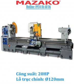Máy tiện vạn năng Hàn Quốc Ø900x2000mm, lỗ trục chính Ø120mm, công suất motor 15KW